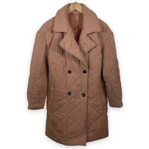 Avec les Filles Double Breasted  Peacoat - Picture 1 of 13